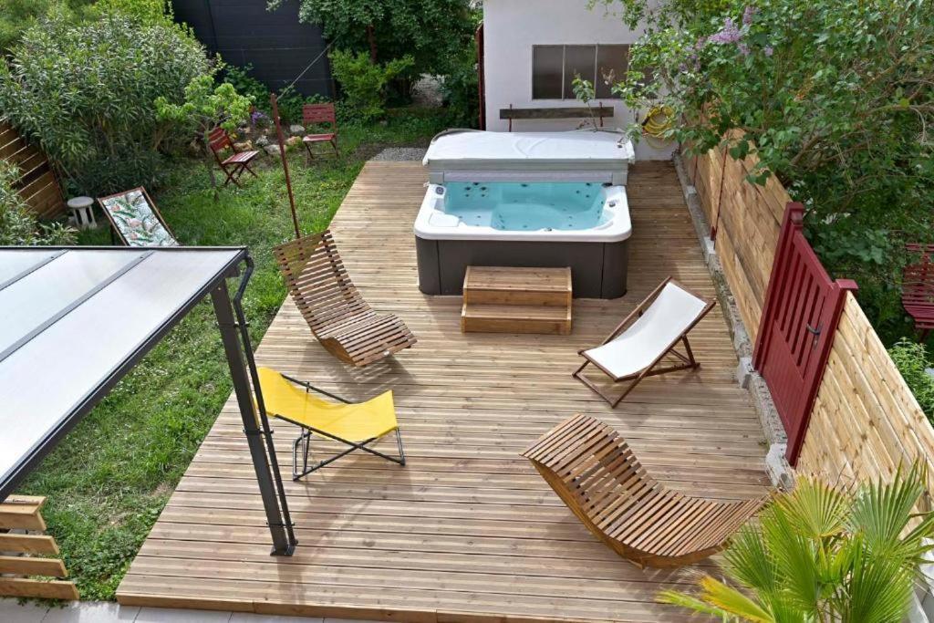 Chez Odette - Spa, Plancha, Parking Albi Extérieur photo